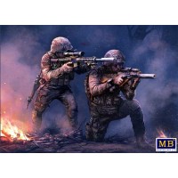 Збірна модель 1:35 фігури Українські сили спеціальних операцій. Снайперська група MasterBox 35235