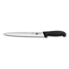 Ніж для нарізки Victorinox FIBROX 25см хвил чорн 5.4433.25