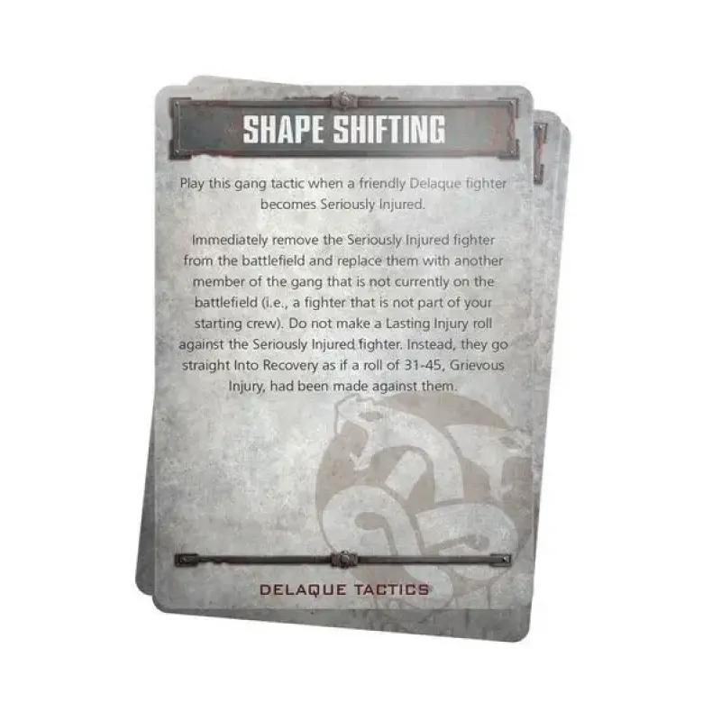 Карты NECROMUNDA: DELAQUE GANG TACTICS CARDS