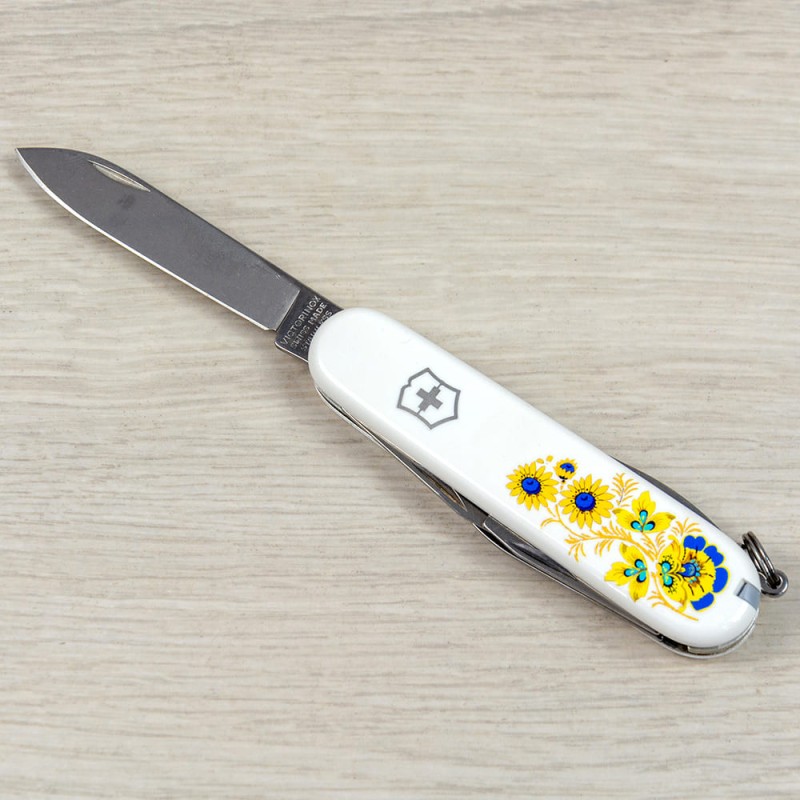 Швейцарский складной нож 91мм Victorinox SPARTAN UKRAINE 1.3603.7_T1050u