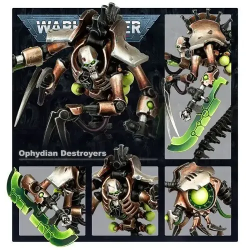 Набор миниатюр WARHAMMR 40000: NECRONS - OPHYDIAN DESTROYERS