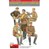 Сборная модель 1:35 Фигуры советский экипаж джипа. специальное издание Миниарт 35313