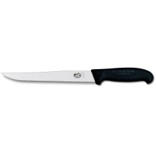 Ніж для нарізки Victorinox FIBROX Flexible 20см хвил чорн 5.2833.20