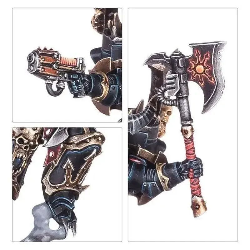 Миниатюра WARHAMMER 40000: CHAOS SPACE MARINES - CHAOS LORD WITH JUMP PACK
