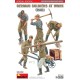 Збірна модель 1:35 Фігури Німецькі солдати на роботі (RAD) MiniArt 35408