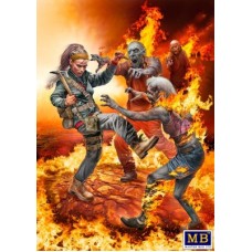 Збірна модель 1:35 Комплект Zombieland Series комплект №4 Zombie Hunter: Дорога до волі! Останній шанс! MasterBox 35244