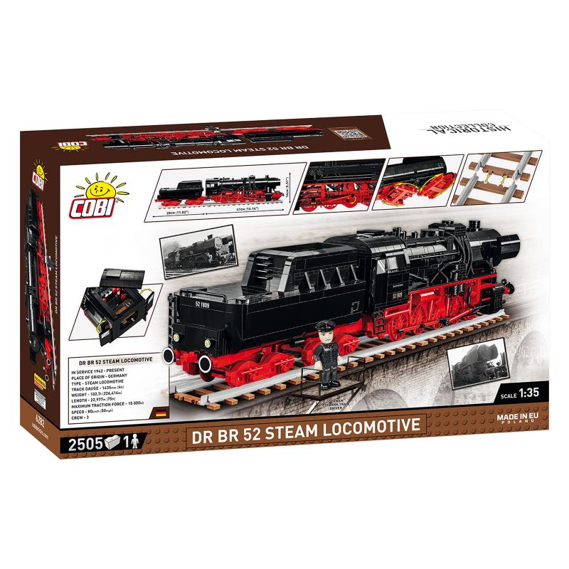 Конструктор COBI Локомотив DRB Class 52 масштаб 1:35, 2505 деталей