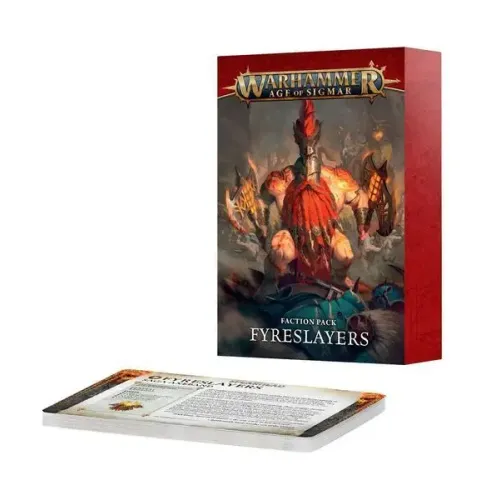 Карти AGE OF SIGMAR: FACTION PACK - FYRESLAYERS (ENG)