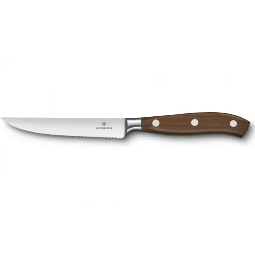 Ніж для стейка Victorinox GRAND MAITRE WOOD 12см хвил дерев’ян 7.7200.12WG