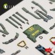 F-4B 3D декаль інтер'єр для комплекту Tamiya 1:48 KELIK K48027