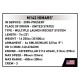 Конструктор COBI РСЗВ Himars M142 (UA/PL/US), 604 деталі