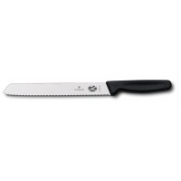 Ніж для хліба Victorinox STANDARD 21см хвил чорн 5.1633.21