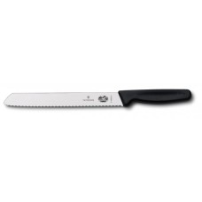 Ніж для хліба Victorinox STANDARD 21см хвил чорн 5.1633.21