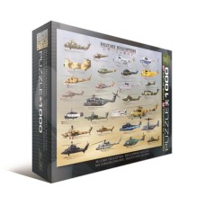 Пазл Eurographics Військові  вертольоти, 1000 елементів