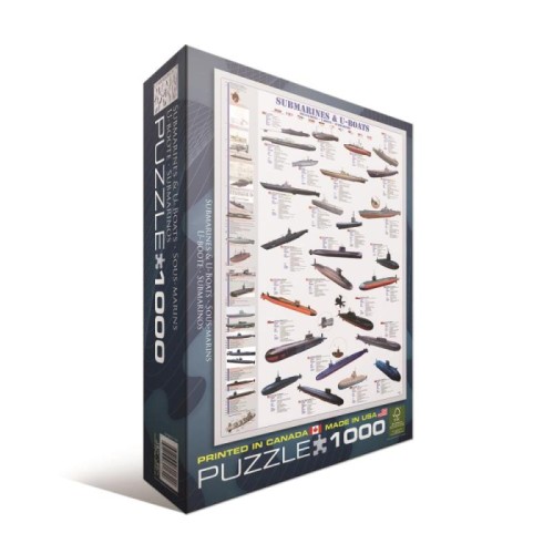 2D Пазли Пазл Eurographics Підводні човни, 1000 елементів