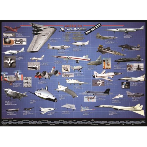 2D Пазли Пазл Eurographics Американські розвідувальні літаки, 1000 елементів