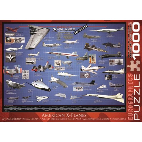 2D Пазли Пазл Eurographics Американські розвідувальні літаки, 1000 елементів