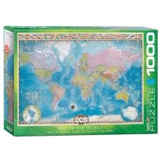 Пазл Eurographics Мапа світу, 1000 елементів