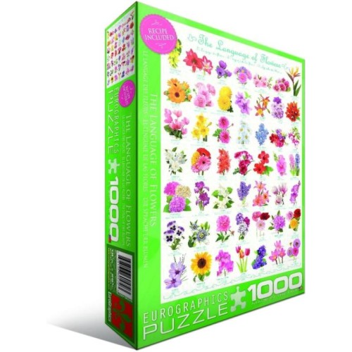 2D Пазли Пазл Eurographics Мова квітів, 1000 елементів