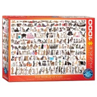 Пазл Eurographics Світ кішок, 1000 елементів