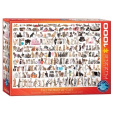 Пазл Eurographics Світ кішок, 1000 елементів