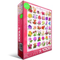 Пазл Eurographics Троянди, 1000 елементів