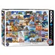 2D Пазли Пазл Eurographics Дорогами світу, 1000 елементів