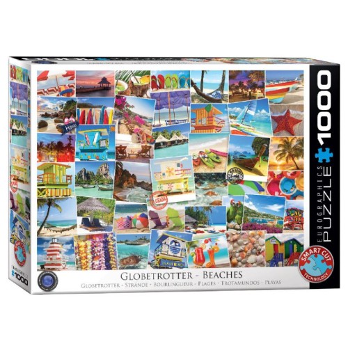 2D Пазли Пазл Eurographics Пляжі світу, 1000 елементів