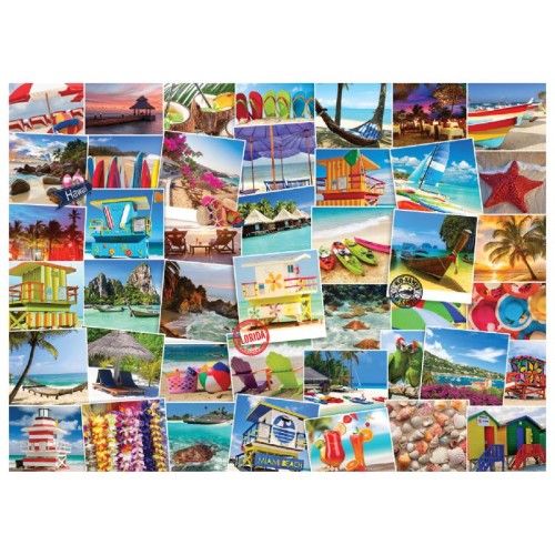 2D Пазли Пазл Eurographics Пляжі світу, 1000 елементів