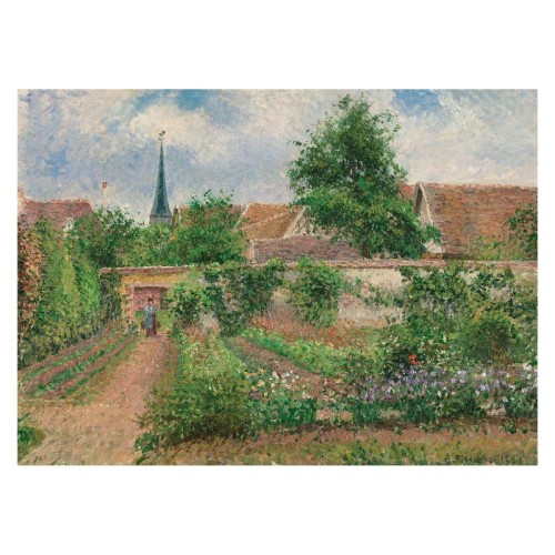 2D Пазли Пазл Eurographics Овочевий сад похмурим ранком Каміль Піссарро, 1000 елементів