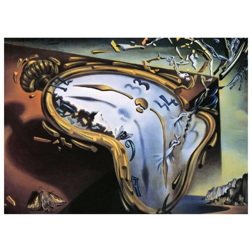 2D Пазли Пазл Eurographics М`який годинник на момент першого вибуху. Сальвадор Далі. 1000 елементів