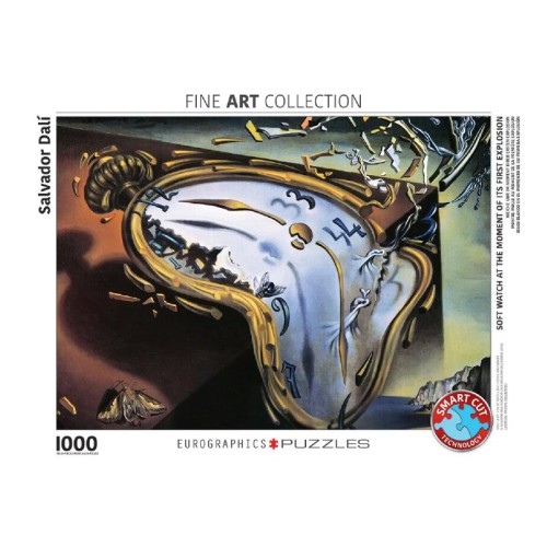 2D Пазли Пазл Eurographics М`який годинник на момент першого вибуху. Сальвадор Далі. 1000 елементів