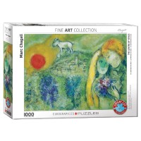 Пазл Eurographics Закохані в Сен-Поль-де-Вансе. Марк Шагал, 1000 елементів