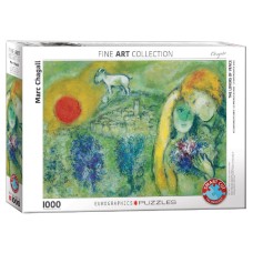 Пазл Eurographics Закохані в Сен-Поль-де-Вансе. Марк Шагал, 1000 елементів