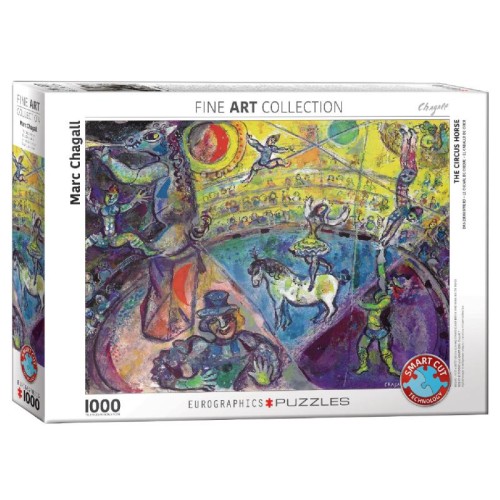 2D Пазли Пазл Eurographics Цирковий кінь. Марк Шагал, 1000 елементів