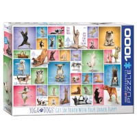 Пазл Eurographics Йога. Собаки. 1000 елементів
