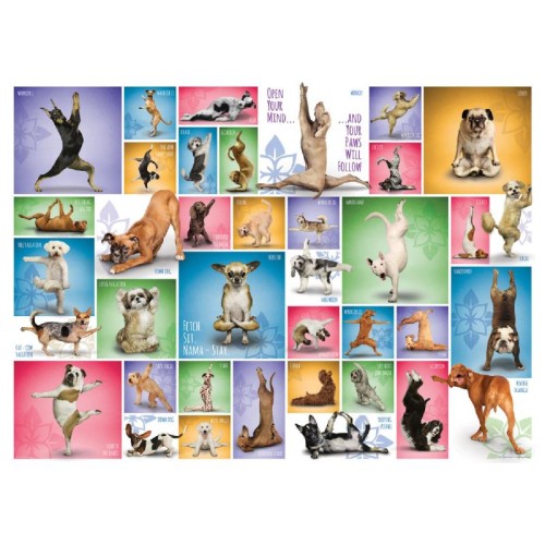 2D Пазли Пазл Eurographics Йога. Собаки. 1000 елементів