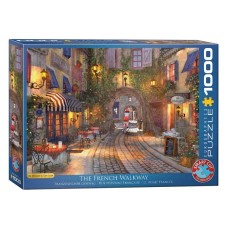 Пазл Eurographics Французька вулочка Домінік Девісон, 1000 елементів