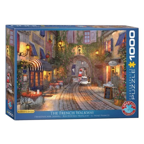 2D Пазли Пазл Eurographics Французька вулочка Домінік Девісон, 1000 елементів