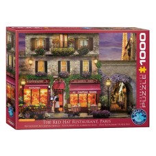 Пазл Eurographics Ресторан Червоний Капелюх Девід Маклін, 1000 елементів