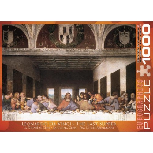 2D Пазли Пазл Eurographics Таємна вечеря Леонардо Да Вінчі, 1000 елементів