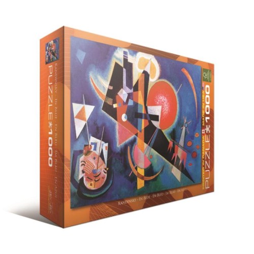 2D Пазли Пазл Eurographics В блакитному Василь Кандінський, 1000 елементів