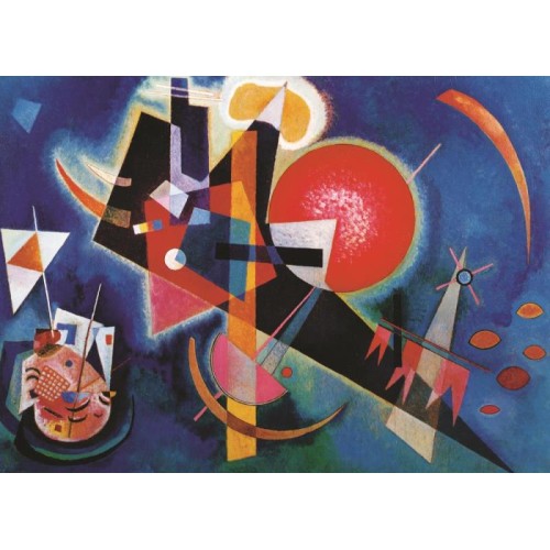 2D Пазли Пазл Eurographics В блакитному Василь Кандінський, 1000 елементів