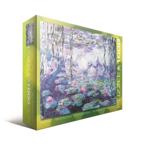 2D Пазли Пазл Eurographics Водяні лілії Клод Оскар Моне, 1000 елементів
