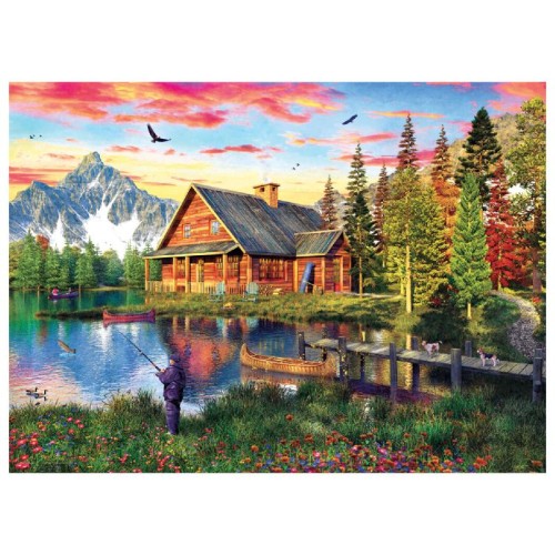 2D Пазли Пазл Eurographics Рибальський будиночок. Домінік Девісон, 1000 елементів