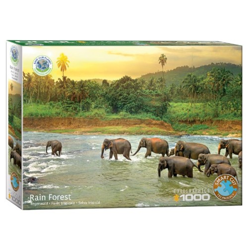 2D Пазли Пазл Eurographics Тропічний ліс. Серія Врятуємо нашу планету, 1000 елементів