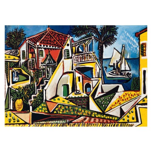2D Пазли Пазл Eurographics Середземноморський пейзаж Пабло Пікассо, 1000 елементів