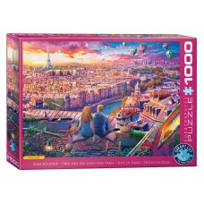 Пазл Eurographics Дахи Парижу, 1000 елементів