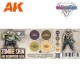 Наборы красок AK Interactive TM WARGAME COLOR SET КОЖА ЗОМБИ