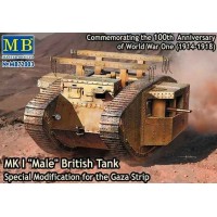 Збірна модель 1:72 Британський танк MK.I «Male» (спеціальна модифікація для сектору Газа) MasterBox 72003